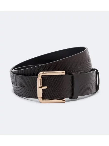 Cu centură curea Max Mara din piele maro