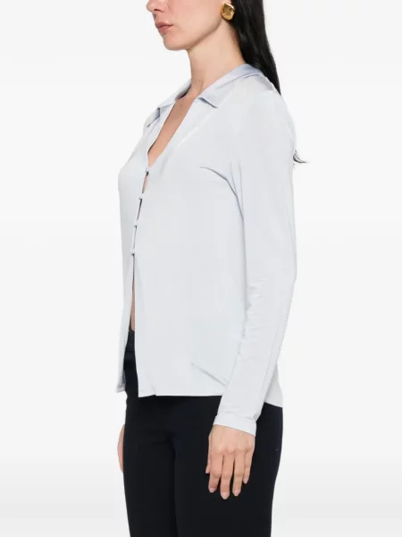 Cămașă Self-portrait lungă albastru