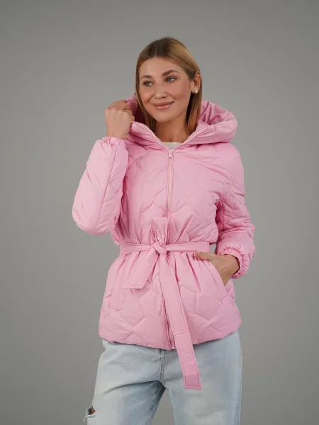 Демісезонна куртка UVENTUM рожевий