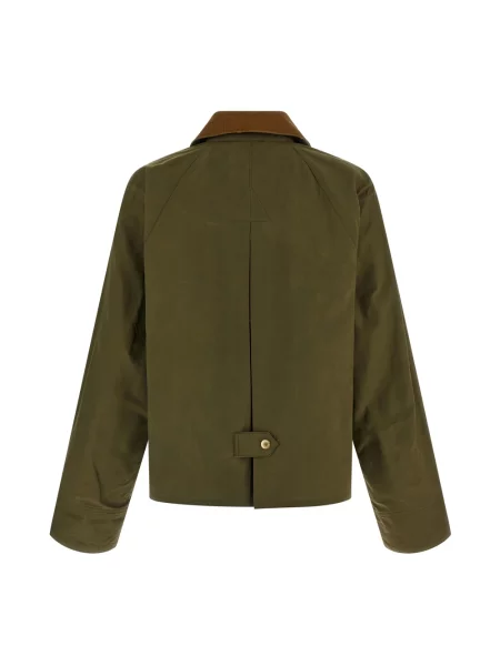 Woskowany kurtka Barbour casual zielona