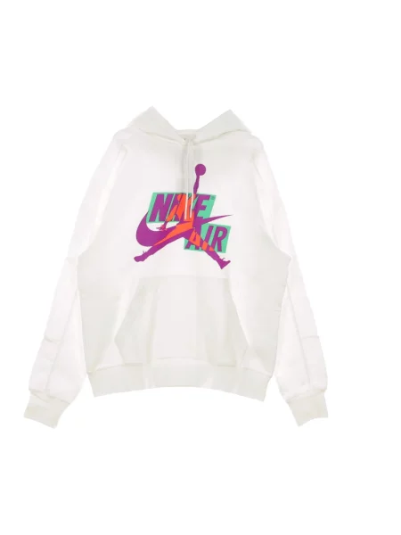 Bluza z kapturem Jordan z kapturem biała