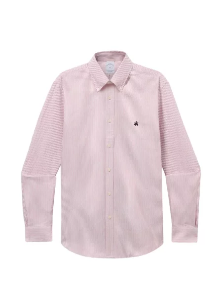 Cămașă Brooks Brothers din țesătură twill roșu