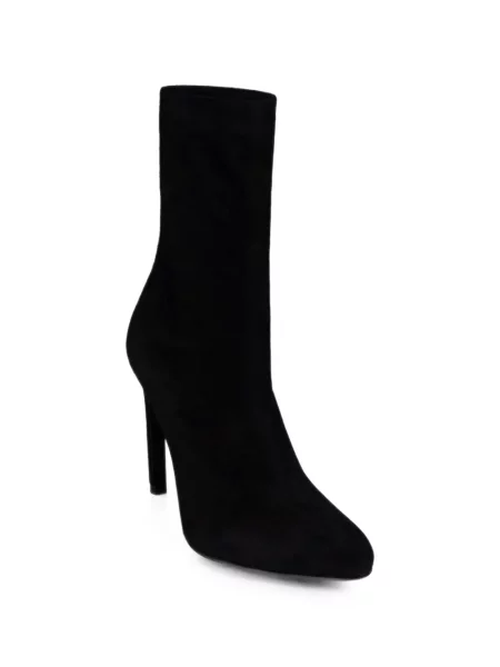 Botine Victoria Beckham din piele de căprioară negru