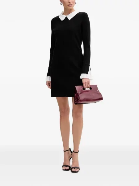 Gulerat rochie mini Morgan negru