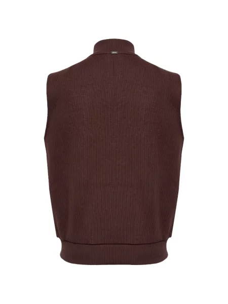 Vestă Herno tricotate maro