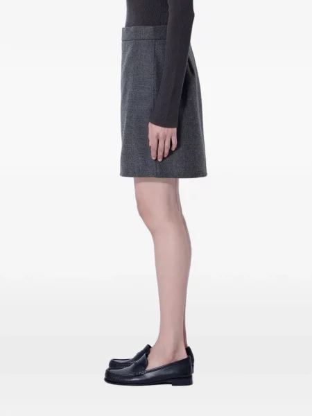 Fustă Max Mara de lână gri