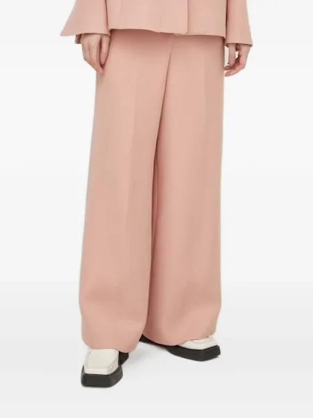 Pantaloni Lovechild de lână roz