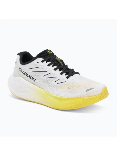 Мъжки обувки за бягане Salomon Aero Blaze 3 white/black/blazing yellow бяло