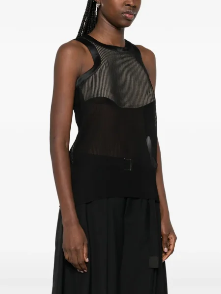 Top Sacai negru