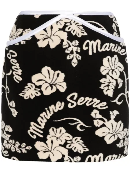 Fusta mini Marine Serre din jacard negru