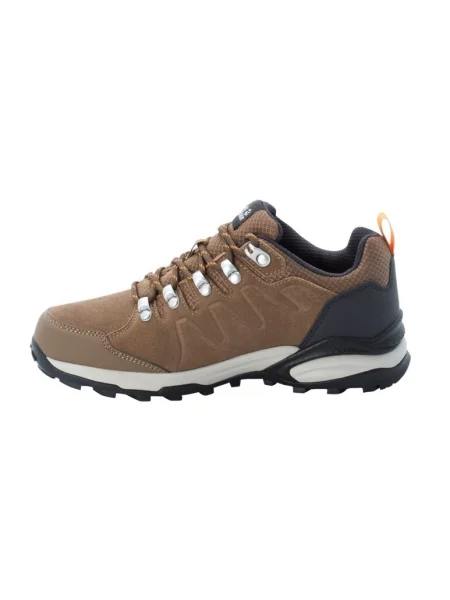 Кожаные кроссовки Jack Wolfskin коричневые