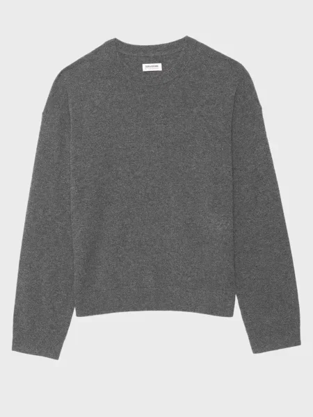 Шерстяной свитер Zadig&voltaire серый