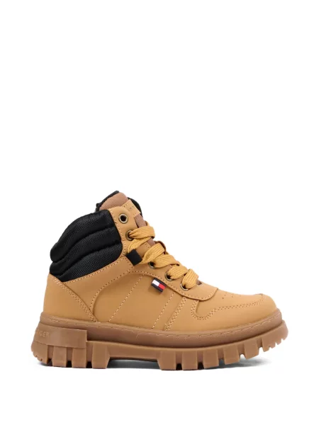 Botki dziecięce Tommy Hilfiger brązowe