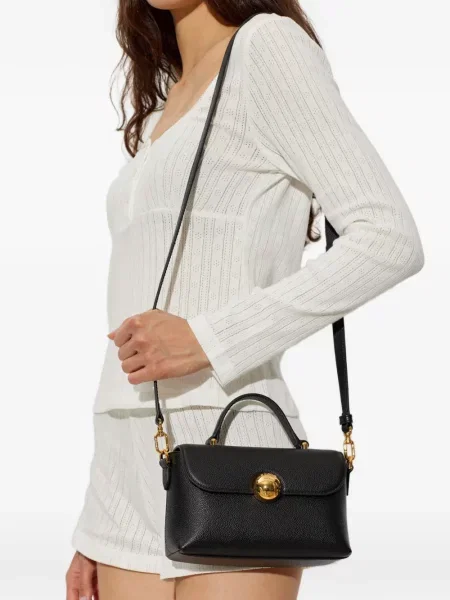 Geantă shopper Furla din piele negru
