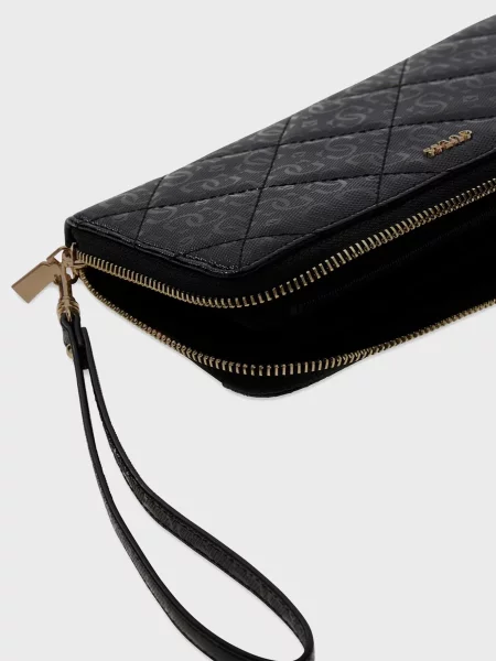 Кошелек Guess с принтом черный