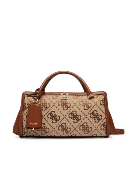 Rucsac Guess cu autograf maro