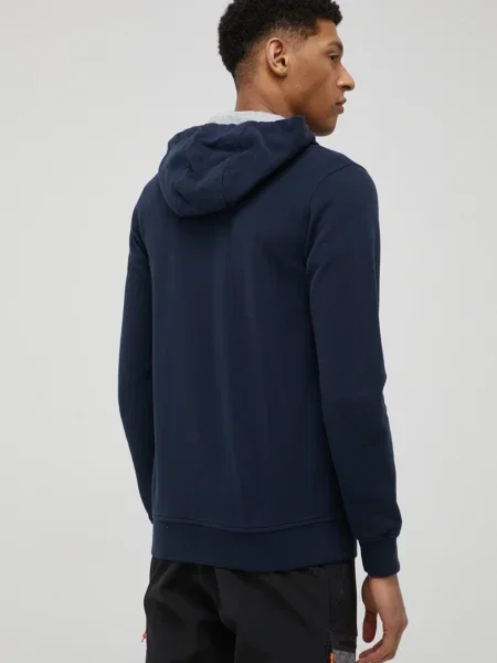 Bluza z kapturem Helly Hansen z kapturem z logo niebieska