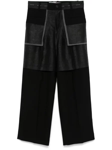 Pantaloni Feng Chen Wang negru