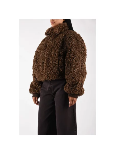 Kurtka bomber Msgm brązowy