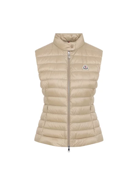 Kamizelka puchowa Moncler beżowa