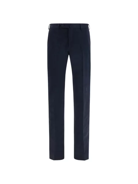 Pantaloni Germano 1952 de catifea cord albastru