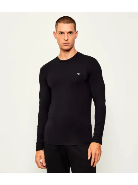Tricou mânecă lungă Emporio Armani negru
