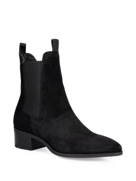 Botine chelsea Gant din piele de căprioară negru