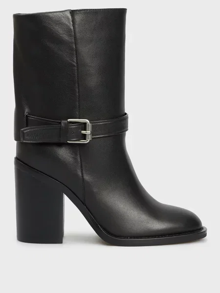 Кожаные ботильоны Prpy черные