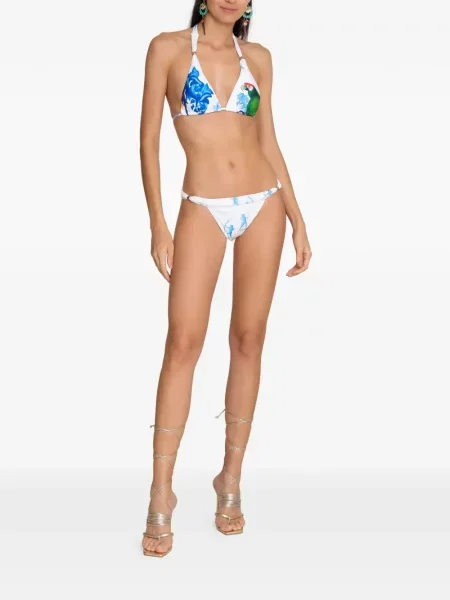 Bikini Amir Slama cu imagine alb