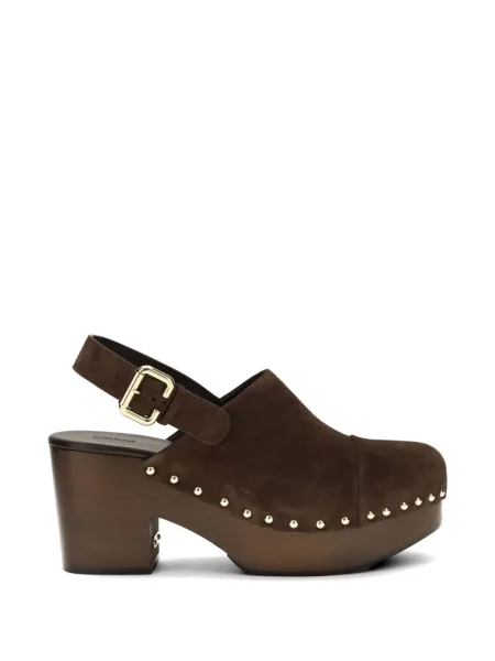 Papuci tip mules Chloé maro