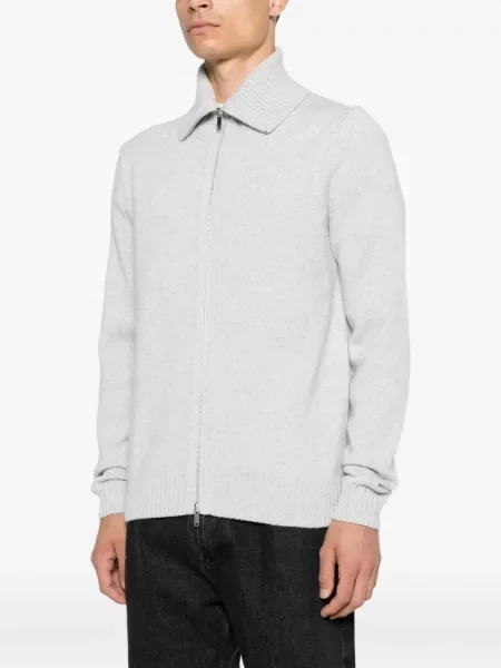 Gulerat cardigan Zanone gri