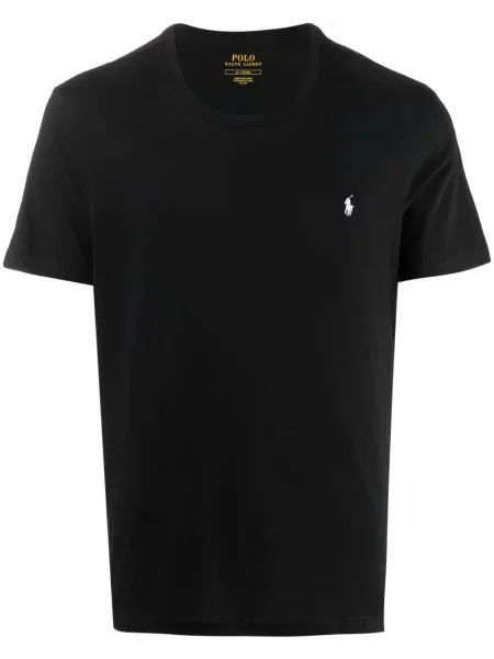 Polo Polo Ralph Lauren cu broderie negru