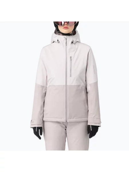 Geacă de schi pentru femei Salomon Highland white sand/silver cloud alb