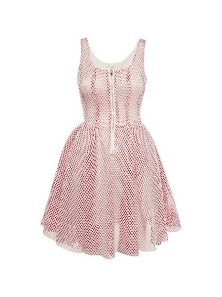 Rochie mini Maje fără mâneci de costum alb