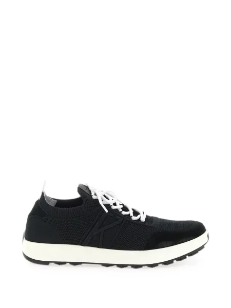 Chiloți Kiton din piele de căprioară slip-on negru
