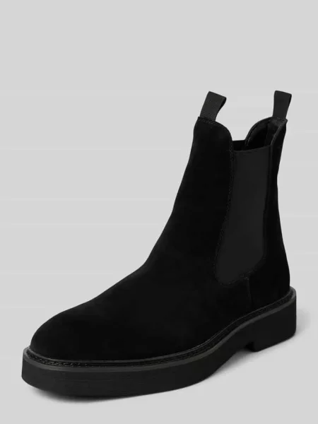 Buty chelsea z fakturowaną podeszwą model ‘BRANTLEY’ Steve Madden czarne