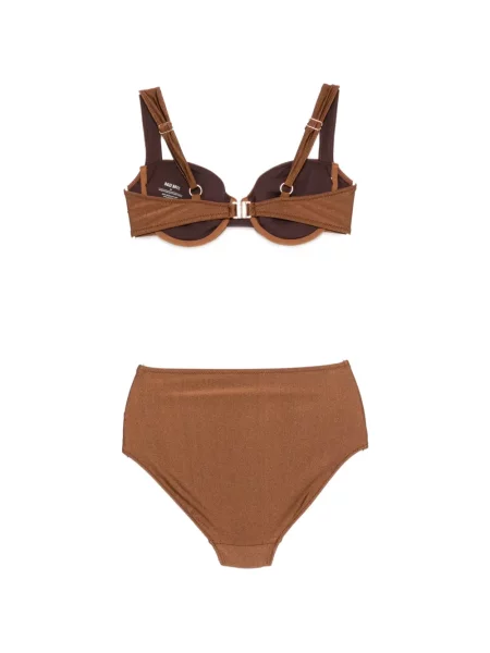 Bikini Daze Dayz cu volane maro
