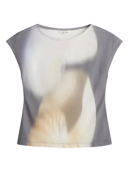 Top Kijun z nadrukiem szary