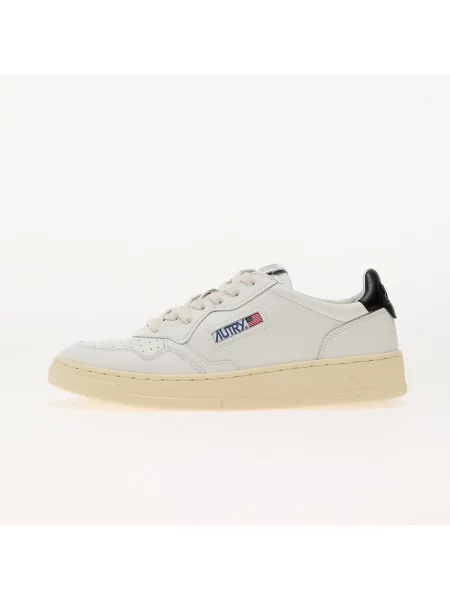 Sneakers Autry Medalist Low Man Leat/ Leat Wht/ Black EUR 43 negru