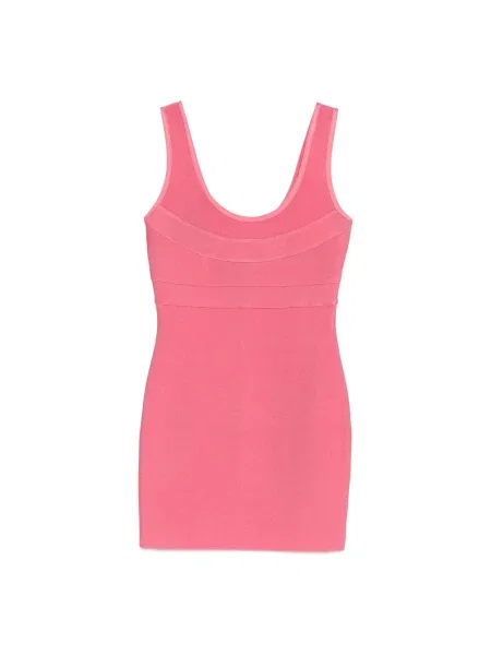 Sukienka Hervé Léger garniturowa różowa