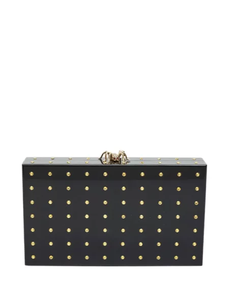 Clutch Charlotte Olympia μαύρο