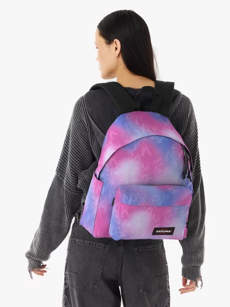 EASTPAK Batoh Day Pak'r svetlomodrá / svetlofialová / svetloružová