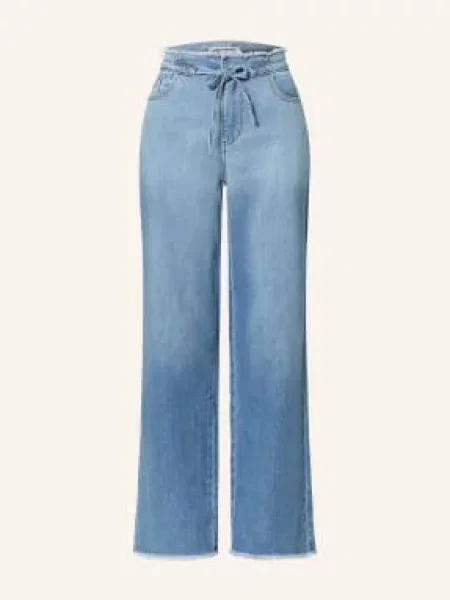 Buena Vista Jeansy Straight Summer blau niebieskie