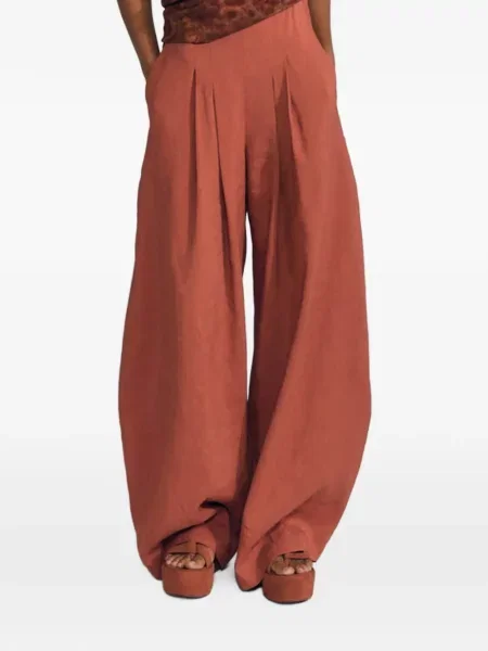 Pantaloni palazzo Cortana portocaliu
