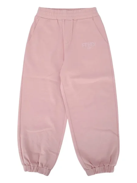 Dětské kalhoty Fendi růžové