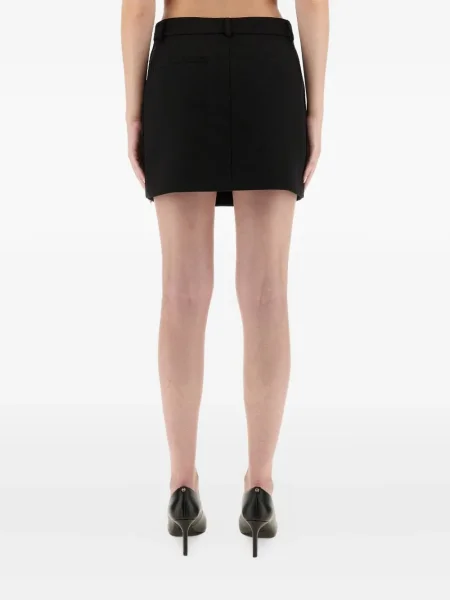 Fustă din denim Moschino Jeans negru