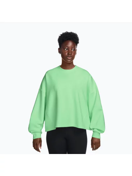 Bluză de antrenament pentru femei Nike ImpossiblySoft Cucumber Calm/Illusion Green verde