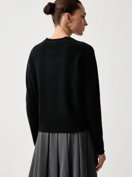 Tommy Hilfiger sweter wełniany czarny