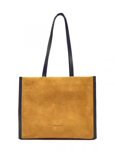 Patrizia Pepe De piele geantă shopper bej
