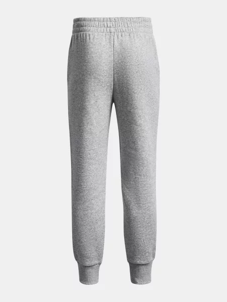 Dziecięce spodnie dresowe Under Armour UA Rival Fleece białe